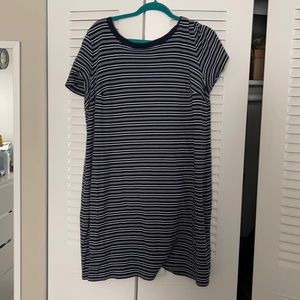 Stripped t shirt dress